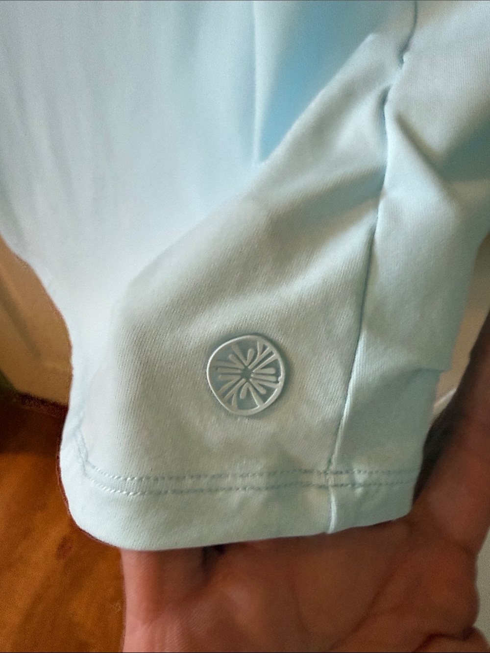 Lilly Pulitzer Luxletic Light Blue Sleeveless Tank Top - Picture 3 of 6
